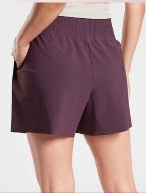 Athleta Cosmic Flutter Shorts Purple Xlarge